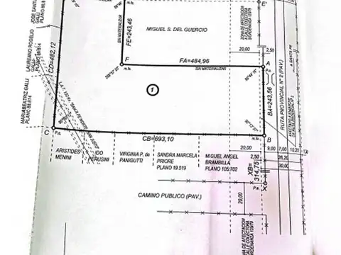 Ruta prov. N°2 S/N