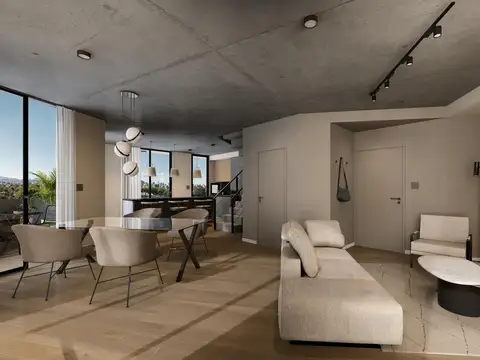 Departamento en duplex de 3 ambientes con parrilla, 2 habitaciones en suite, amenities, seguridad