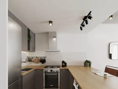 Departamento Monoambiente con 1 baño