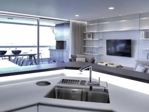 Departamento 2 ambientes con 2 baños