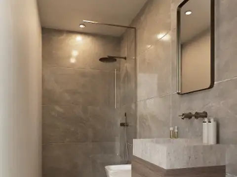 Departamento Monoambiente con 1 baño
