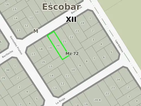 terreno en venta en B° Las Lomas de Escobar