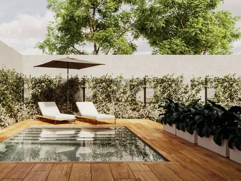 Venta departamento en desarrollo 3 ambientes en Villa del Parque, con amplio balcón