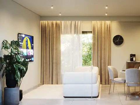 Venta departamento en desarrollo 3 ambientes en Villa del Parque, con amplio bal