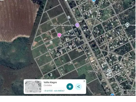 Valle Alegre Lote 12 Manzana 17