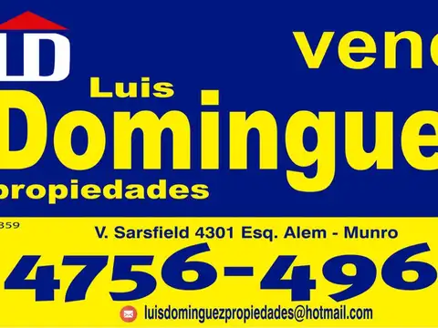 Casa 3 ambientes con 1 baño