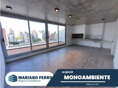 Alquiler, depto a estrenar. Muy luminoso, con amenities.-