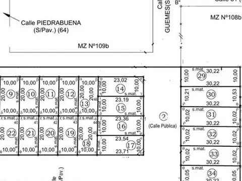 Lote en venta 302 m2 - CORONDA