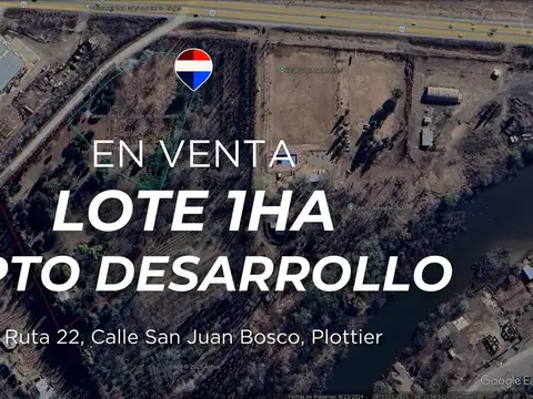 LOTE 1 HECTAREA EN VENTA | RUTA 22, PLOTTIER