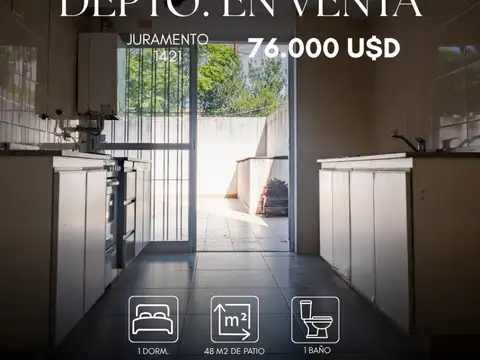 Departamento en venta en Centro