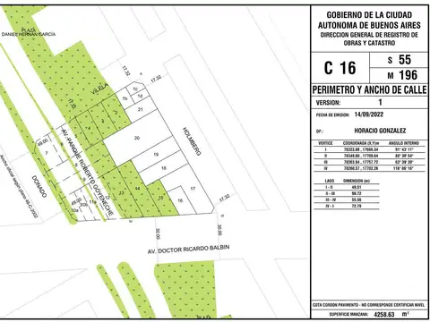 Terreno en Venta en Saavedra, USD 800.000