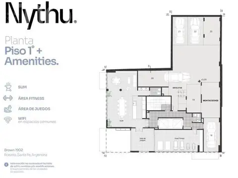 VENTA DEPARTAMENTO EN CONSTRUCCION DE 3 DORMITORIOS CON AMENITIES Y COCHERA EN ZONA RIO