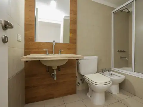 Departamento 2 ambientes con 2 baños