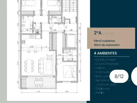 DEPTO 4 AMB A ESTRENAR EN DUPLEX LA LUCILA A MTS DE RAWSON