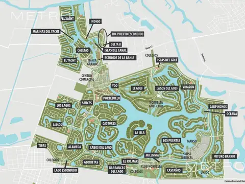 Terreno en Venta en Nordelta Carpinchos, USD 220.000