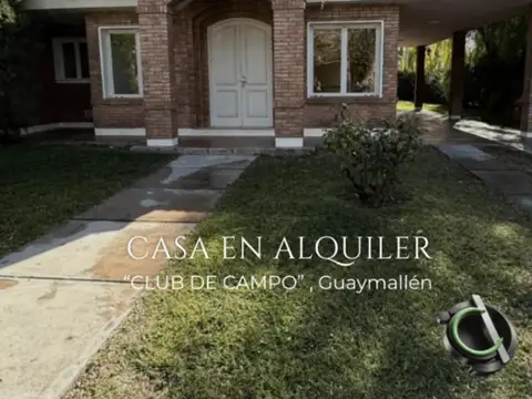 Casa en alquiler c/ cochera en San Francisco del Monte