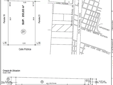 Loteo Foresta - Lote 20 Manzana 13