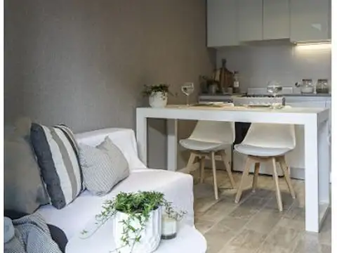 Departamento 2 ambientes con 1 baño