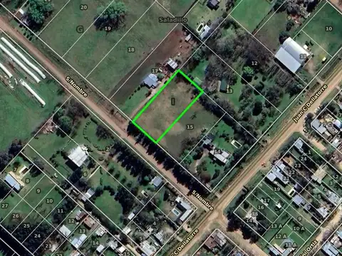 Terreno en Venta 37  mts Frente