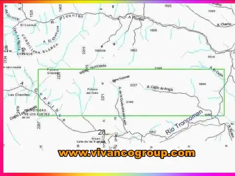 10000 has. Río Trocomán 100