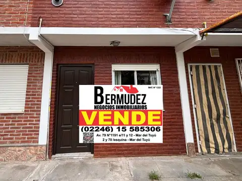 Venta Triplex 4 Ambientes Al Fondo Calle 70 Entre 3 Y 4 Mar Del Tuyu Excelente Ubicación!