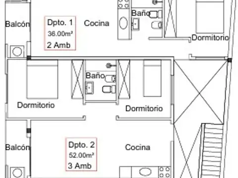 VENTA DPTO  2 AMB. BALCON A ESTRENAR TABLADA