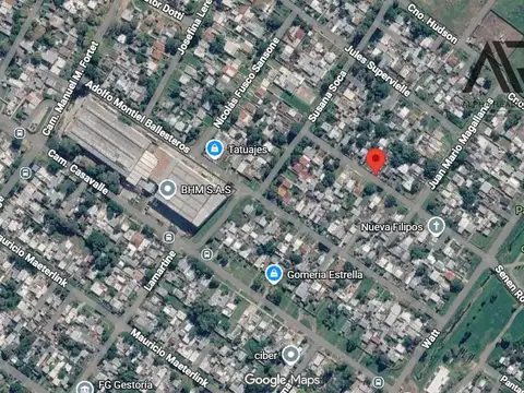 Terreno en Venta 52  mts Fondo