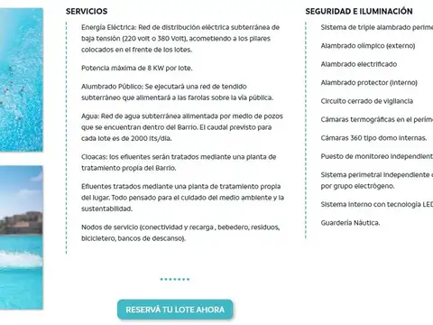 Lotes en barrio privado Developer Park