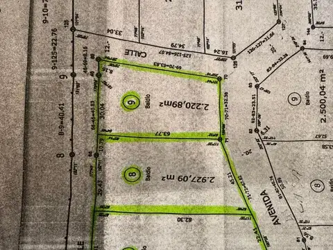 Terreno en Venta 30  mts Frente