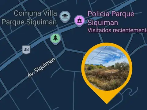 SE VENDE TERRENO DE 7.017 M² VILLA PARQUE SIQUIMAN