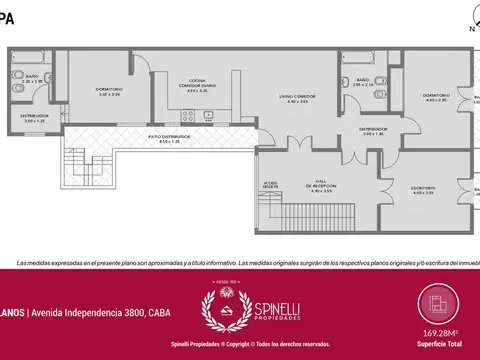 Depto Tipo Casa en Venta de 3 dormitorios